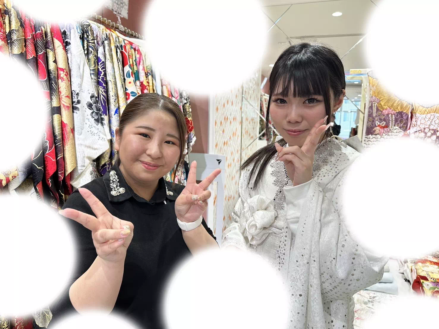 【TAKAZEN姫路店】♡4日 2027年岡山市成人式!キラキラ綺麗めコーデの純白振袖姫ちゃん♡