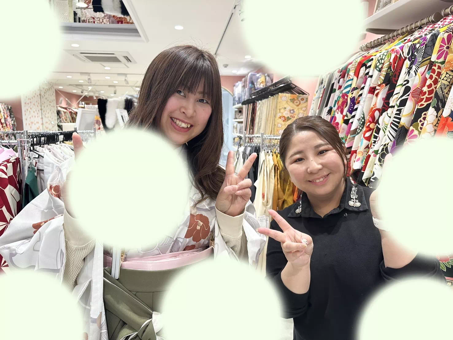 【TAKAZEN姫路店】♡5日 くすみカラーがおしゃれなおとなっぽい古典柄が似合う姫路市卒業式の袴レンタル姫ちゃん♡
