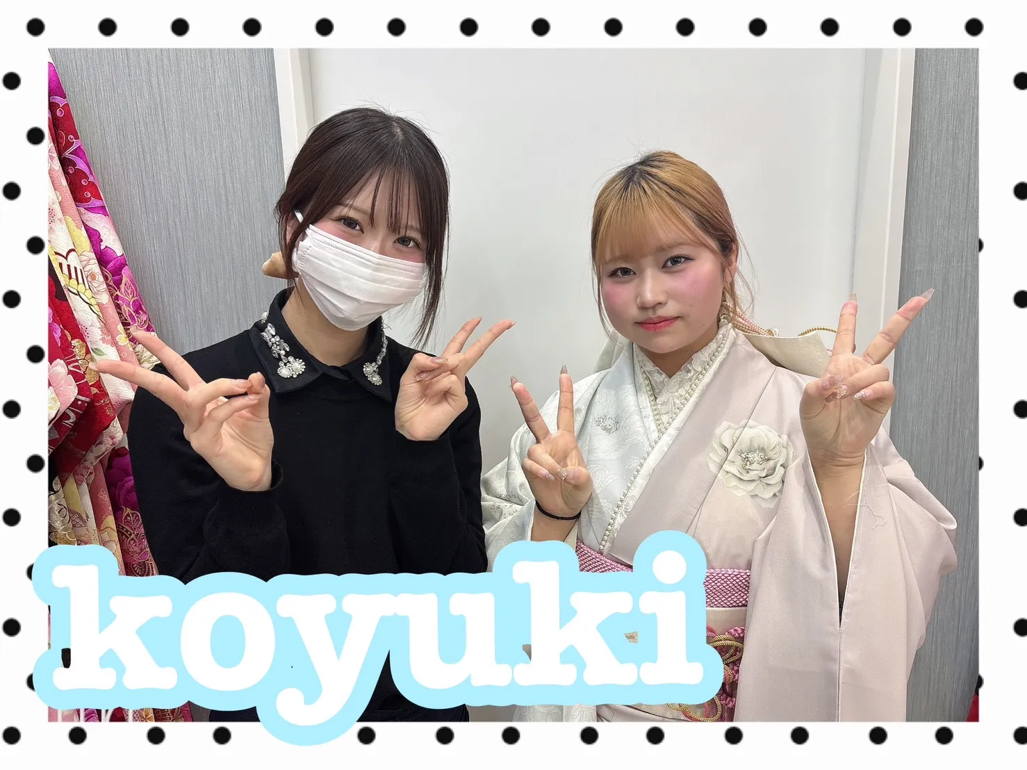 【TAKAZEN橿原店】11日♡2026年成人の玉城ティナちゃんブランドのくすみピンクが可愛すぎるお振袖姫ちゃん♡