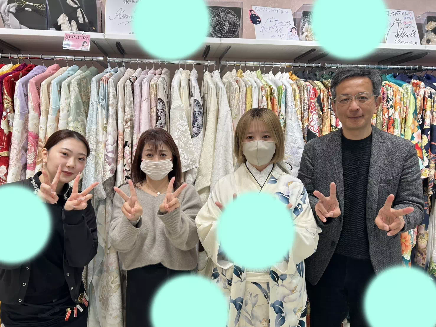 TAKAZEN神戸店 前撮り撮影会 イマドキ カワイイ コディネート 振袖 レンタル 袴