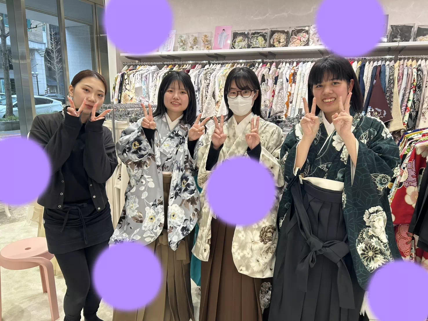 TAKAZEN神戸店 前撮り撮影会 イマドキ カワイイ コディネート 振袖 レンタル 袴