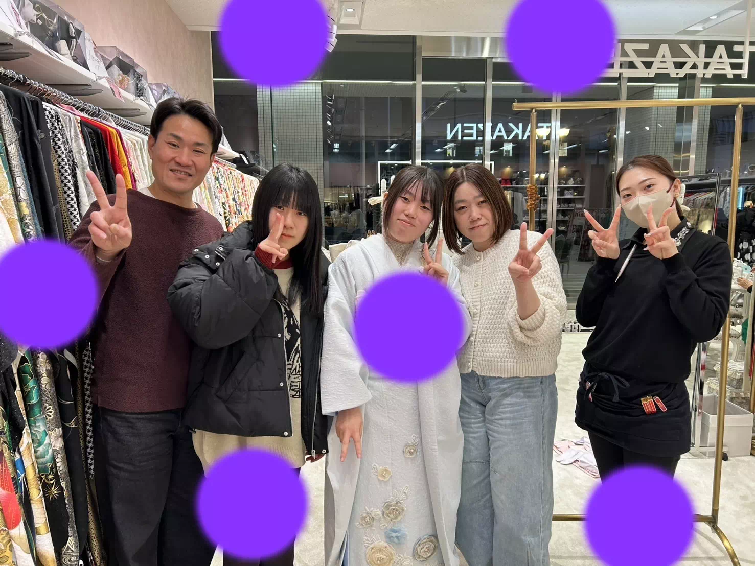 TAKAZEN神戸旧居留地店　成人式　振袖レンタル　かわいい　イマドキ　前撮り　三宮　振袖屋さん