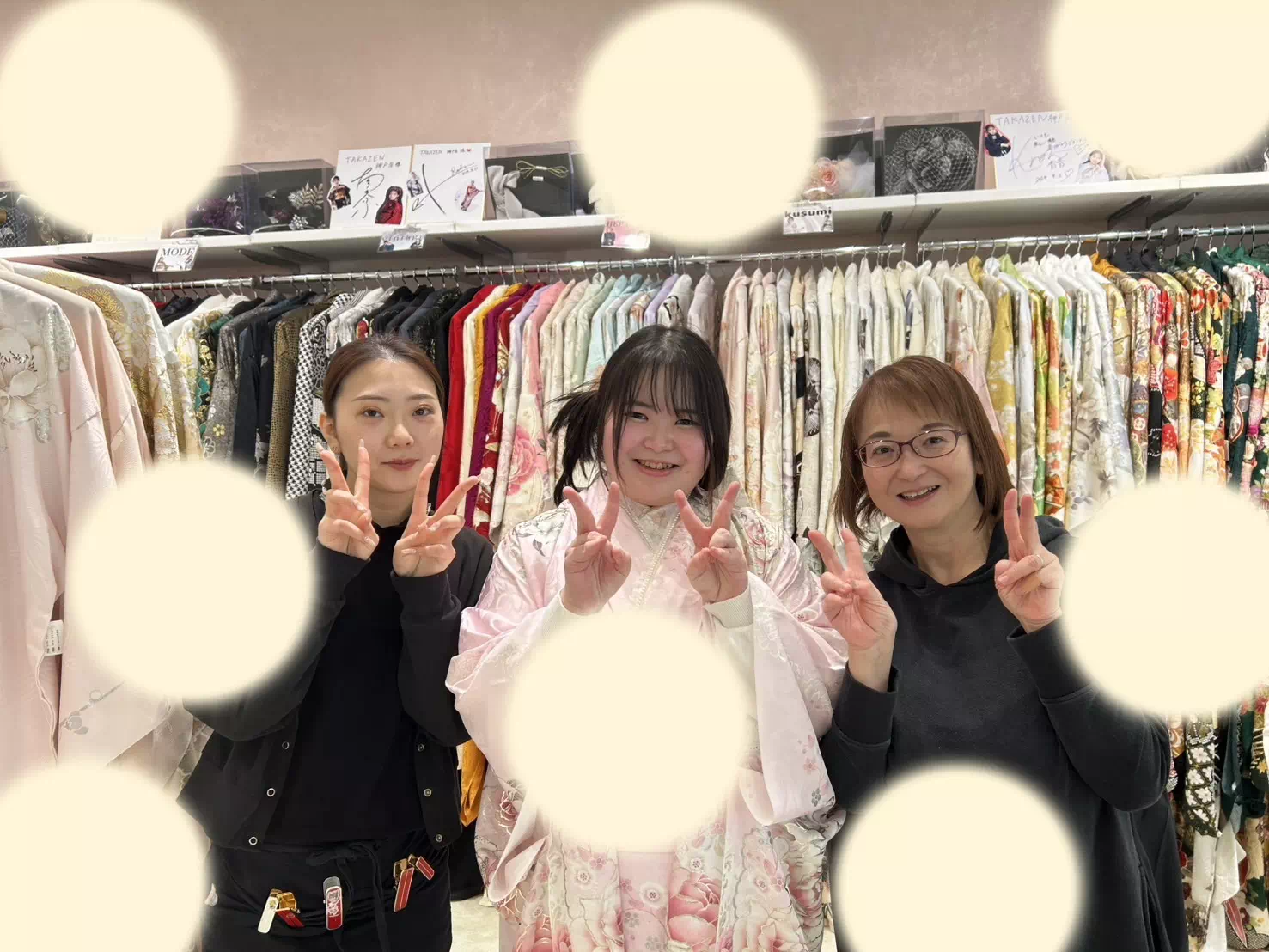 TAKAZEN神戸旧居留店 前撮り撮影会 イマドキ カワイイ コディネート 振袖 レンタル 袴
