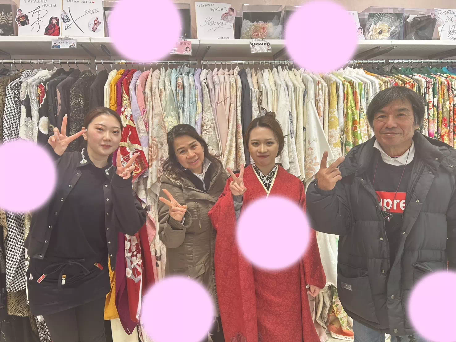 TAKAZEN神戸旧居留地店 前撮り撮影会 イマドキ カワイイ コディネート 振袖 レンタル 袴