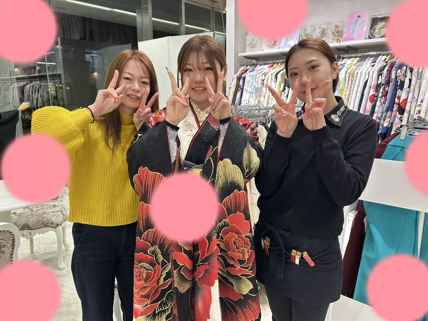 TAKAZEN神戸店 前撮り撮影会 イマドキ カワイイ コディネート 振袖 レンタル 袴