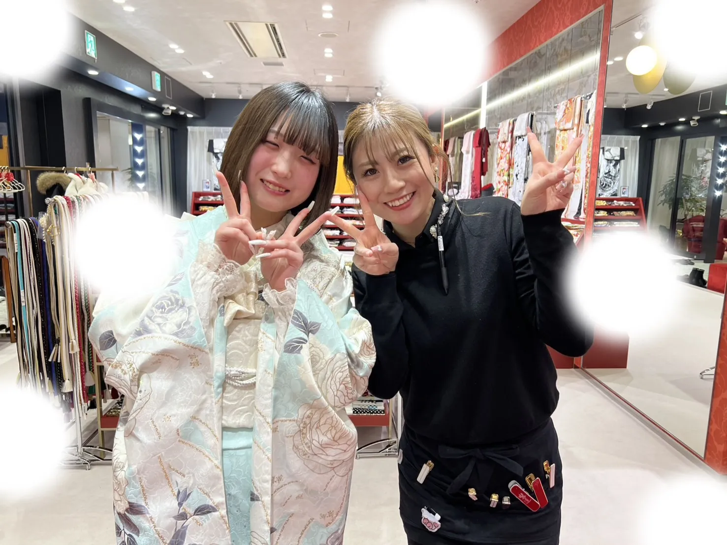 成人式　前撮り　梅田　振袖レンタル　袴レンタル　かわいい