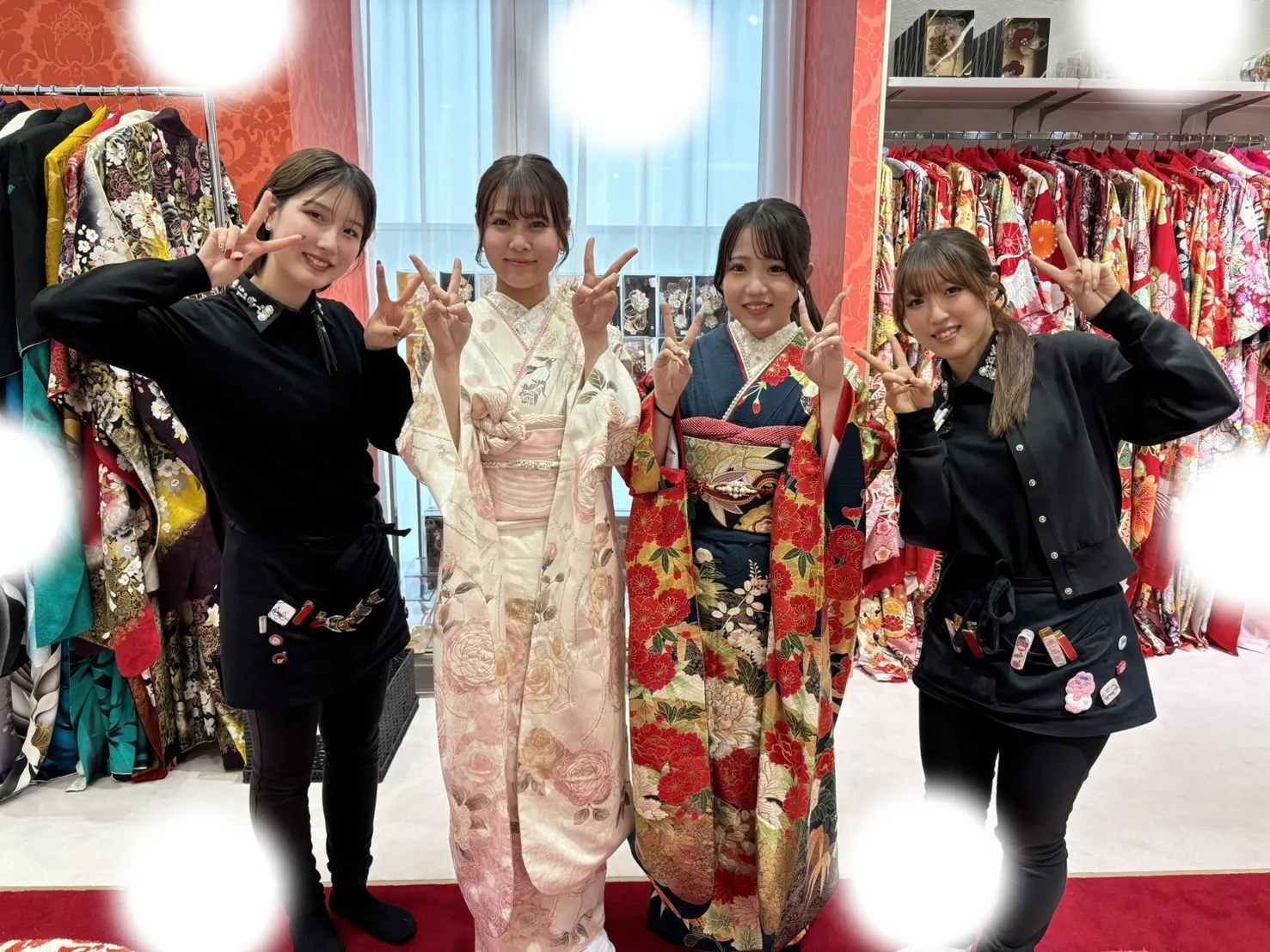 成人式　前撮り　梅田　振袖レンタル　袴レンタル　家族写真　前撮り撮影会　古典　ヘップバーン