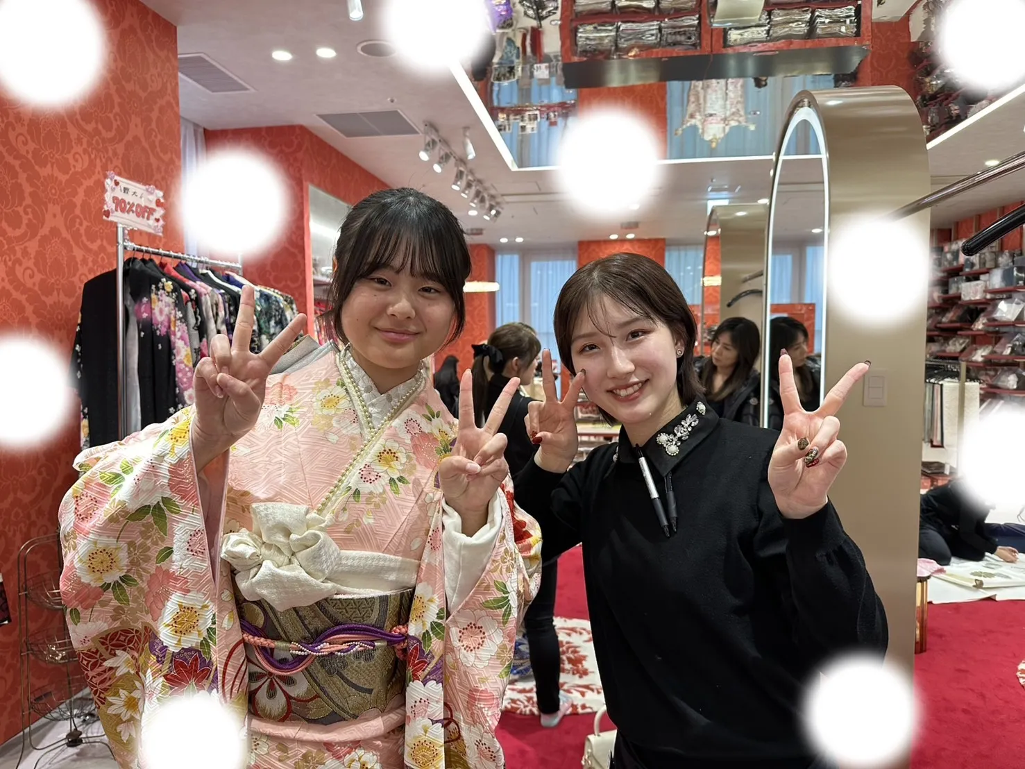成人式　前撮り　梅田　袴　くすみカラー　かわいい　イマドキ　淡色　古典　タカゼン　撮影