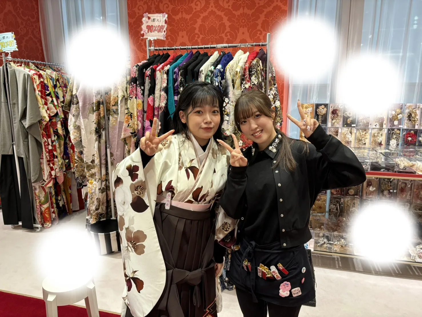 成人式 前撮り 梅田 袴 くすみカラー かわいい イマドキ 淡色 古典 タカゼン 撮影
