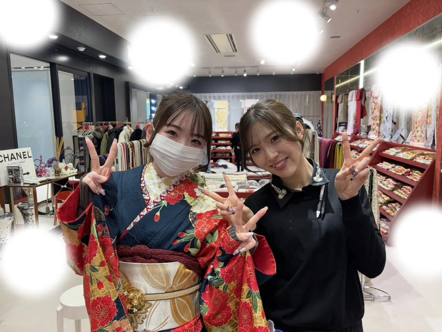 成人式　紺色　梅田