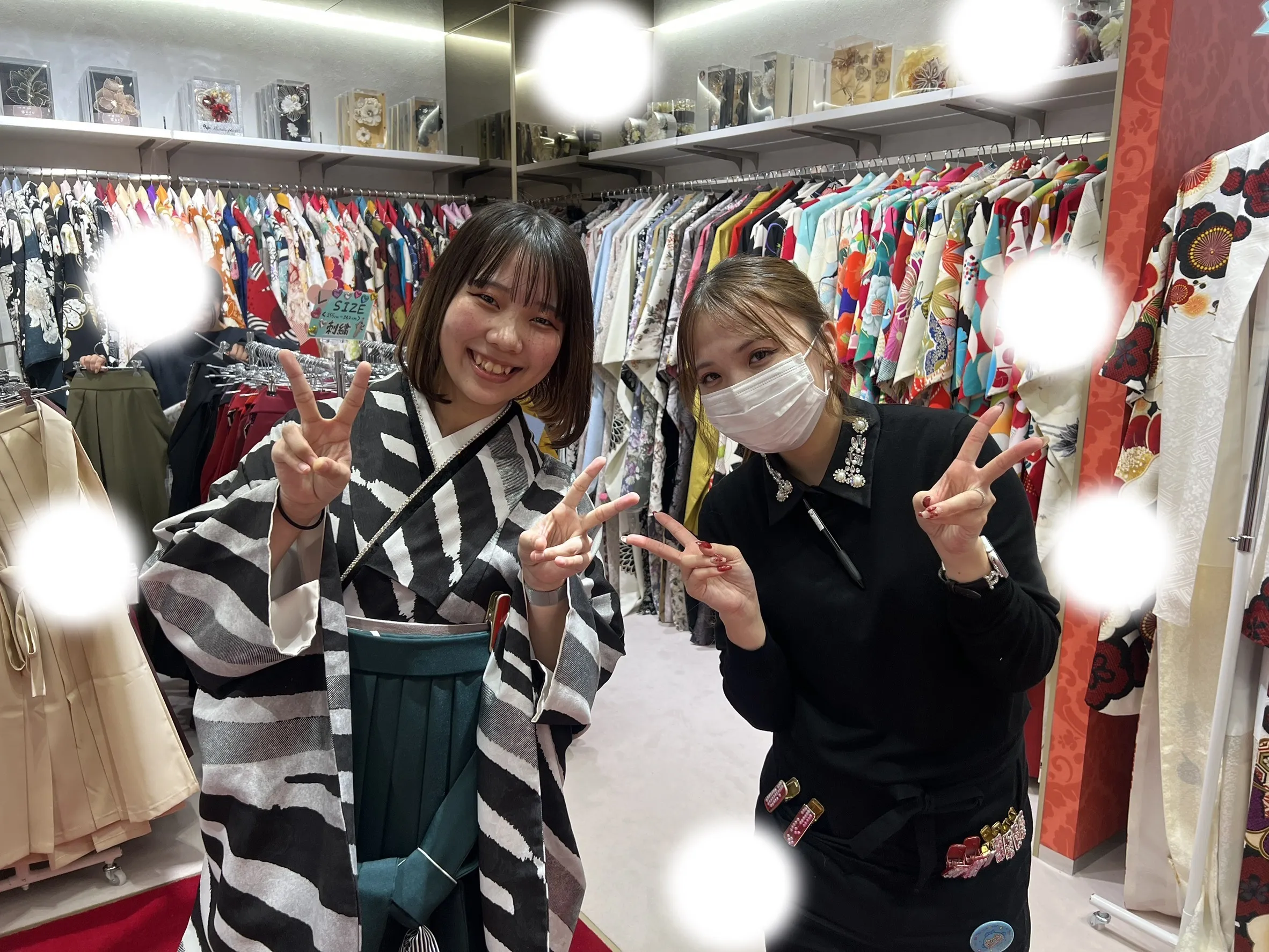 成人式　前撮り　梅田　袴　くすみカラー　かわいい　イマドキ　淡色　古典　タカゼン　撮影