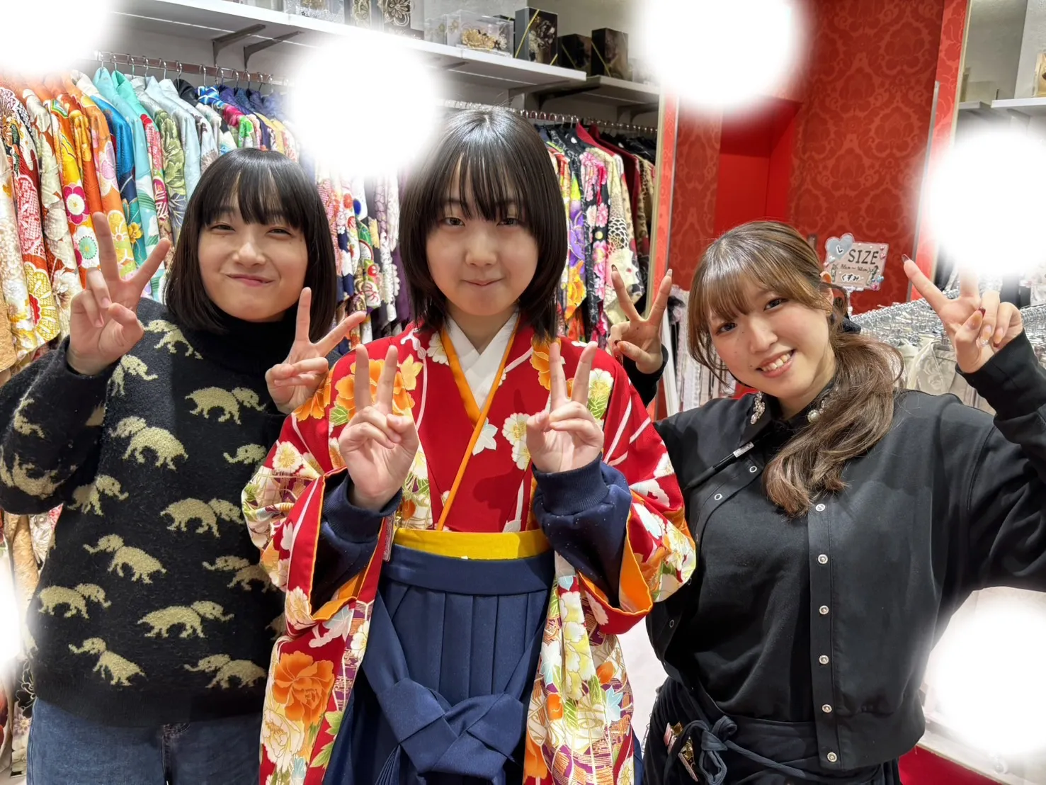 成人式　前撮り　梅田　振袖レンタル　袴レンタル　かわいい
