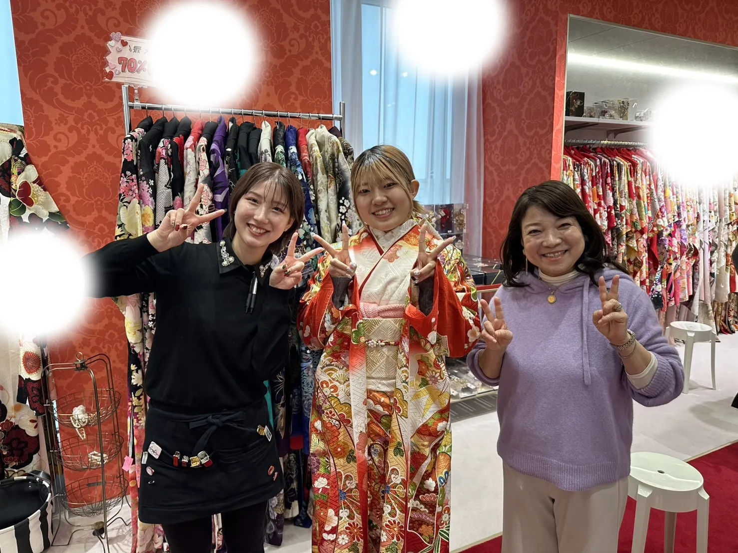 成人式 前撮り 梅田 振袖レンタル 袴レンタル 家族写真 前撮り撮影会