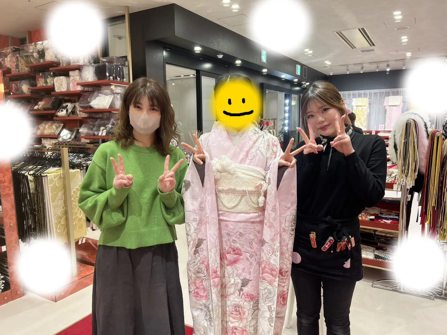 成人式 前撮り 梅田 振袖レンタル 袴レンタル キラキラ ヘップバーン かわいい