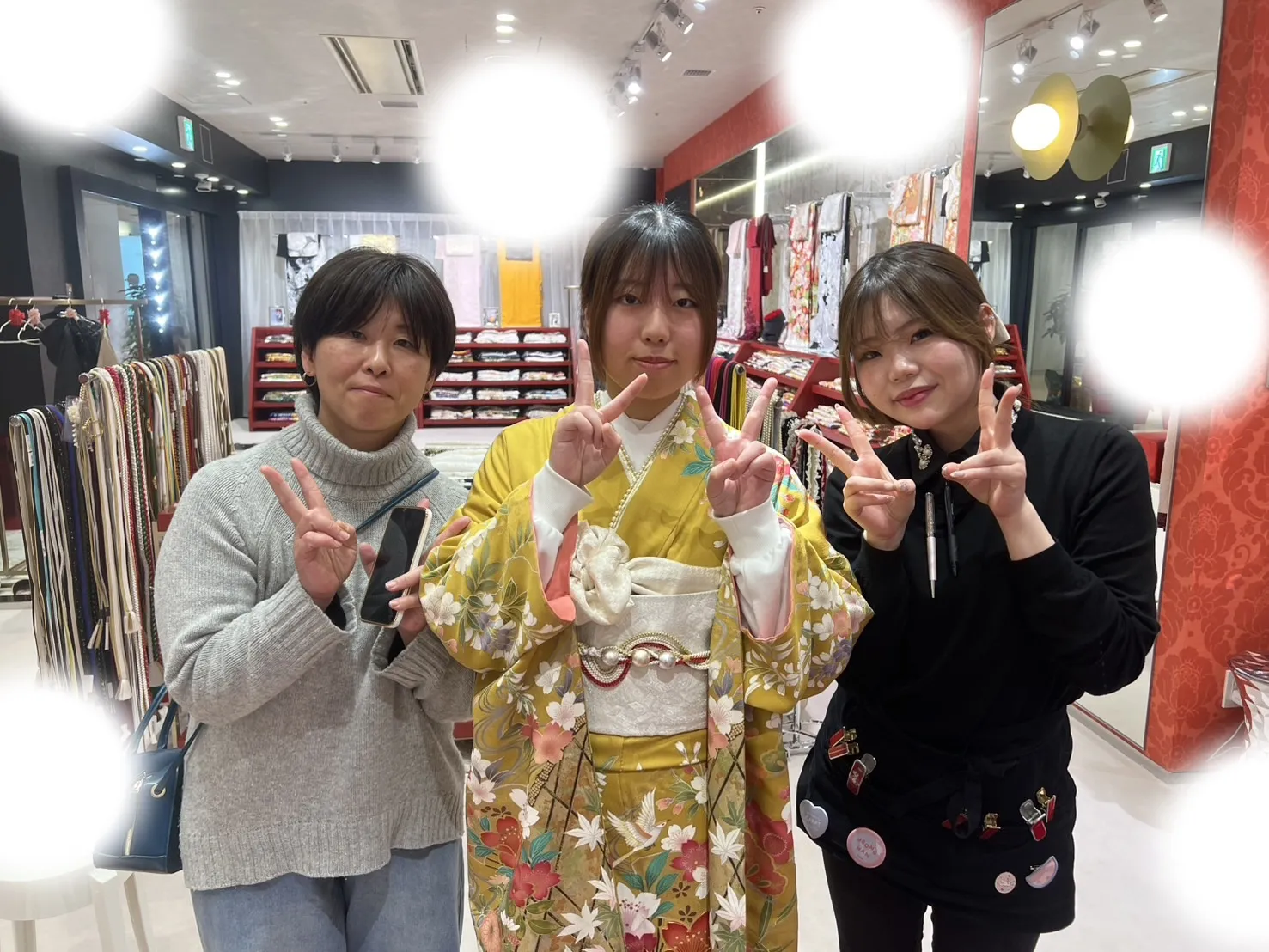 成人式　前撮り　梅田　振袖レンタル　袴レンタル　かわいい