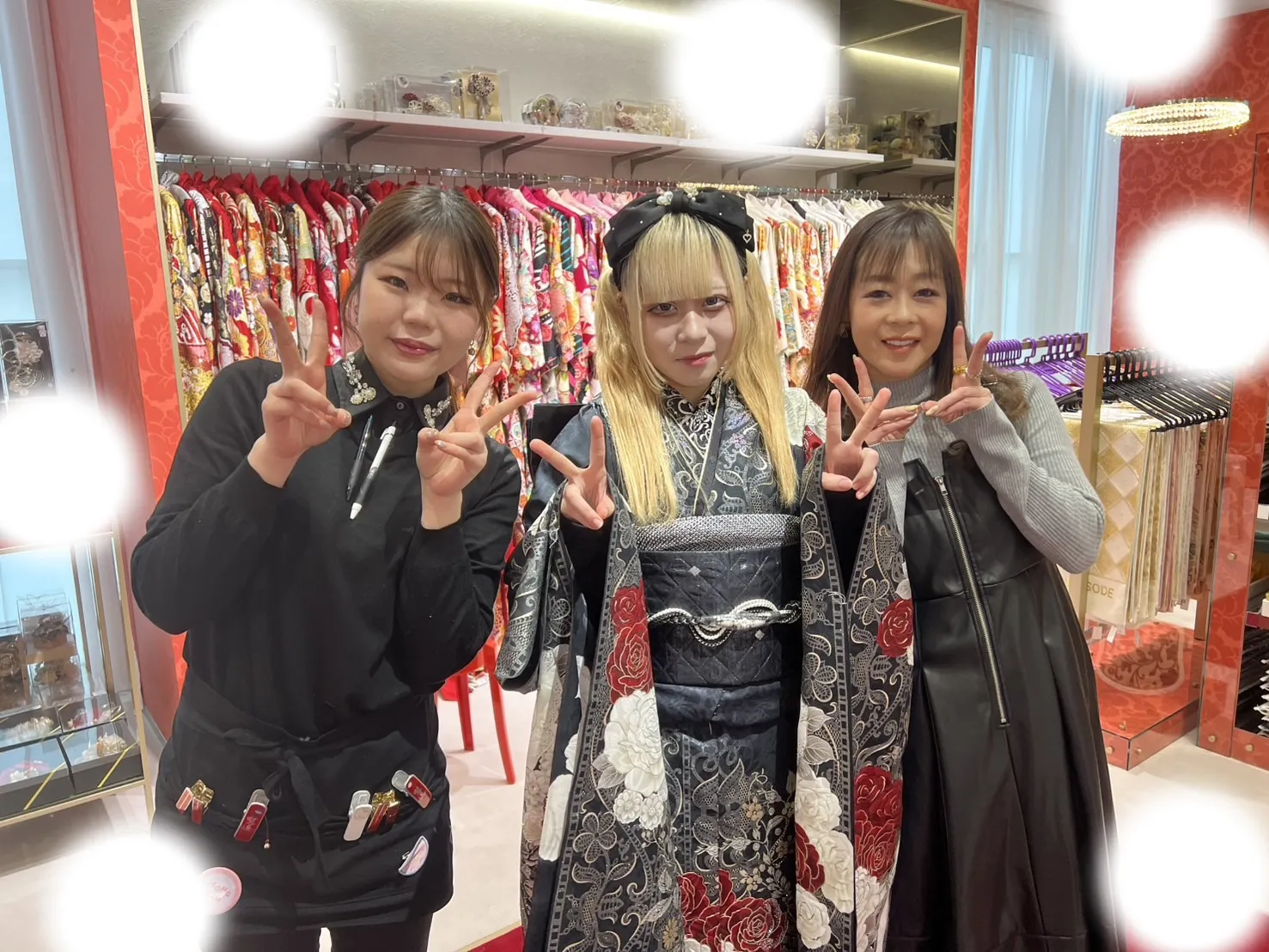 成人式 前撮り 梅田 振袖レンタル 袴レンタル キラキラ ヘップバーン かわいい