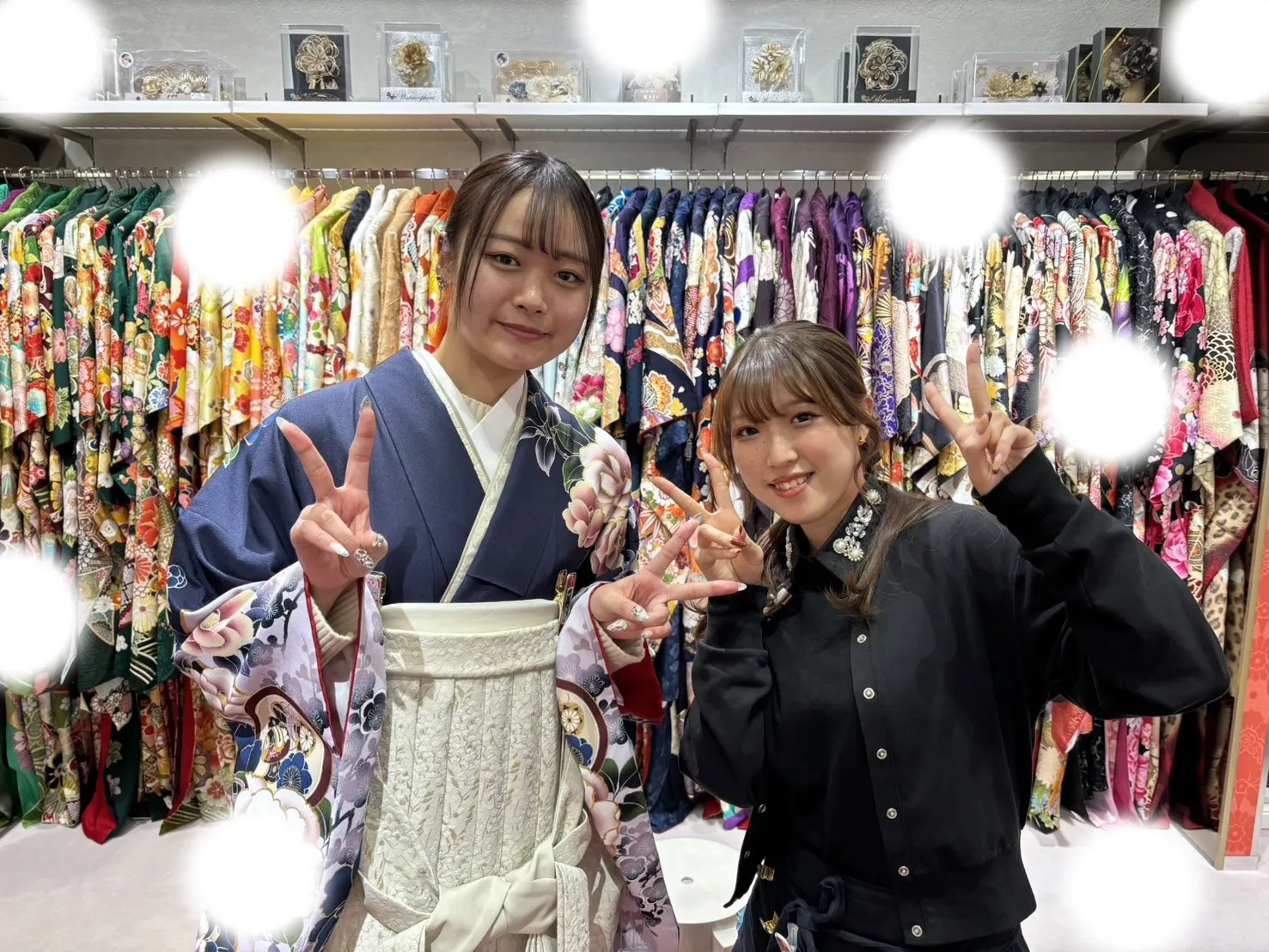 成人式　前撮り　梅田　袴　くすみカラー　かわいい　イマドキ　淡色　古典　タカゼン　撮影