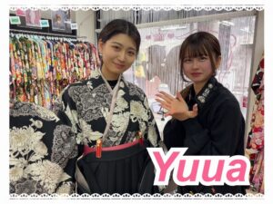袴 前撮り撮影会 可愛い おしゃれ 森七菜ブランド袴 白/黒 乱菊柄 ガーリー おしゃれ かわいい 今どき 流行り【通販可】R23068