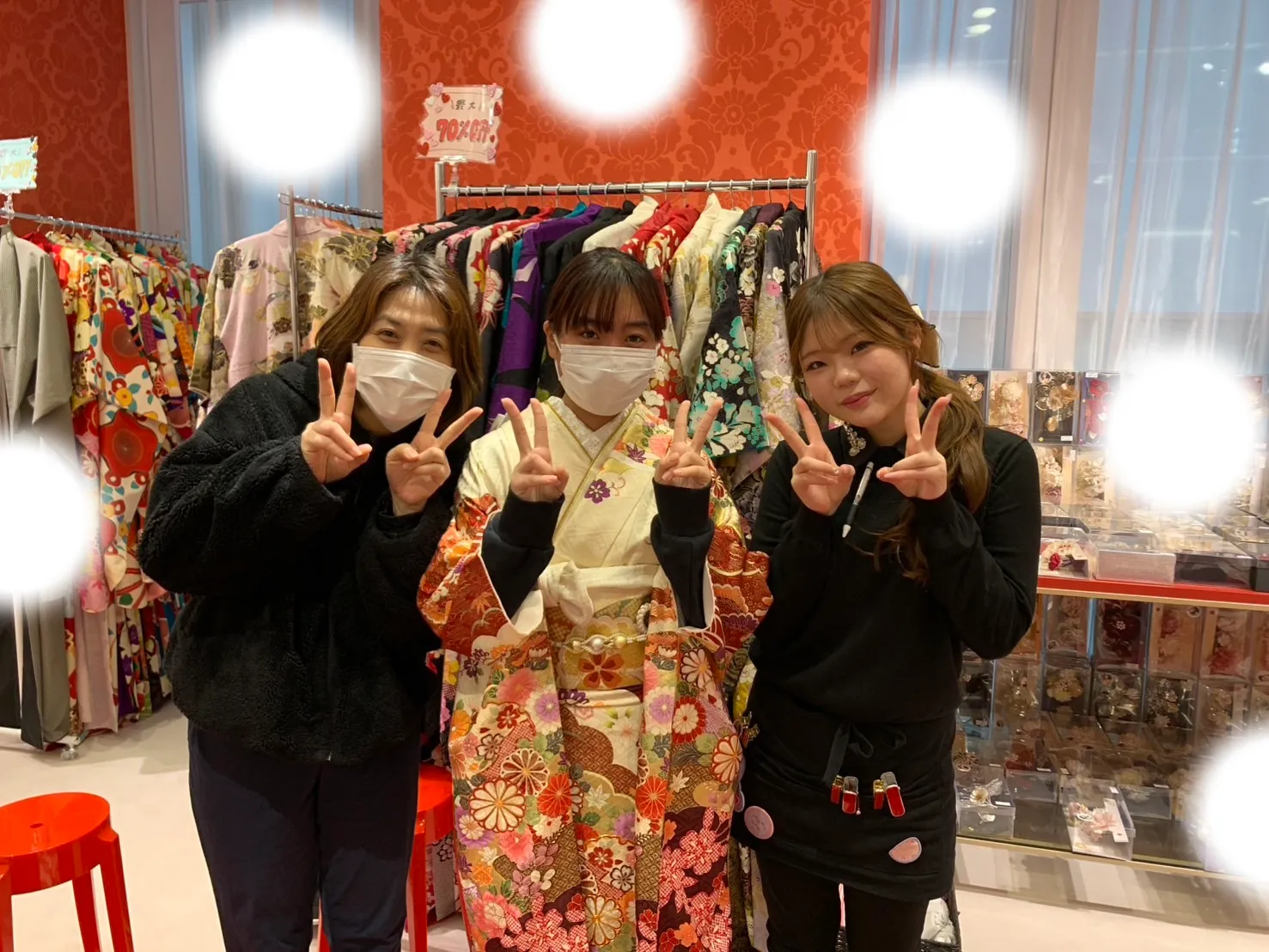 成人式　前撮り　梅田　振袖レンタル　袴レンタル　家族写真　前撮り撮影会