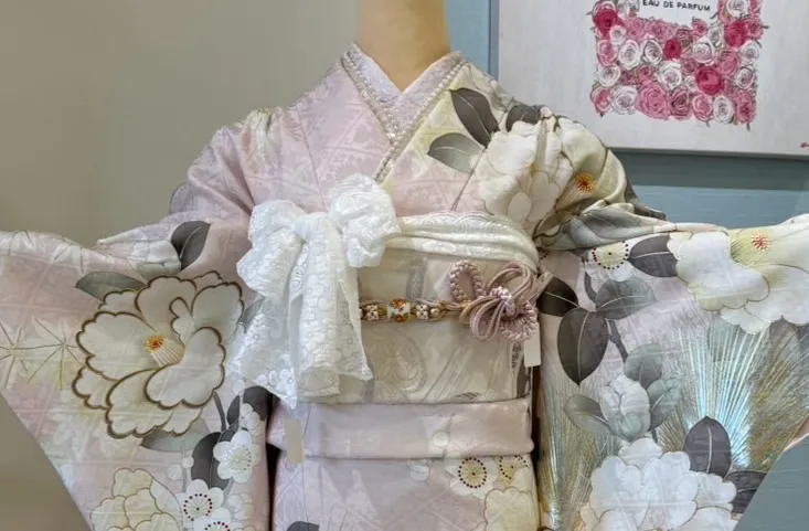 TAKAZEN　タカゼン　くすみカラー　くすみピンク　かわいい　大柄　