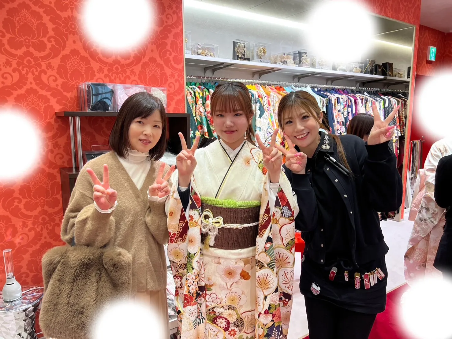 成人式　前撮り　梅田　振袖レンタル　古典