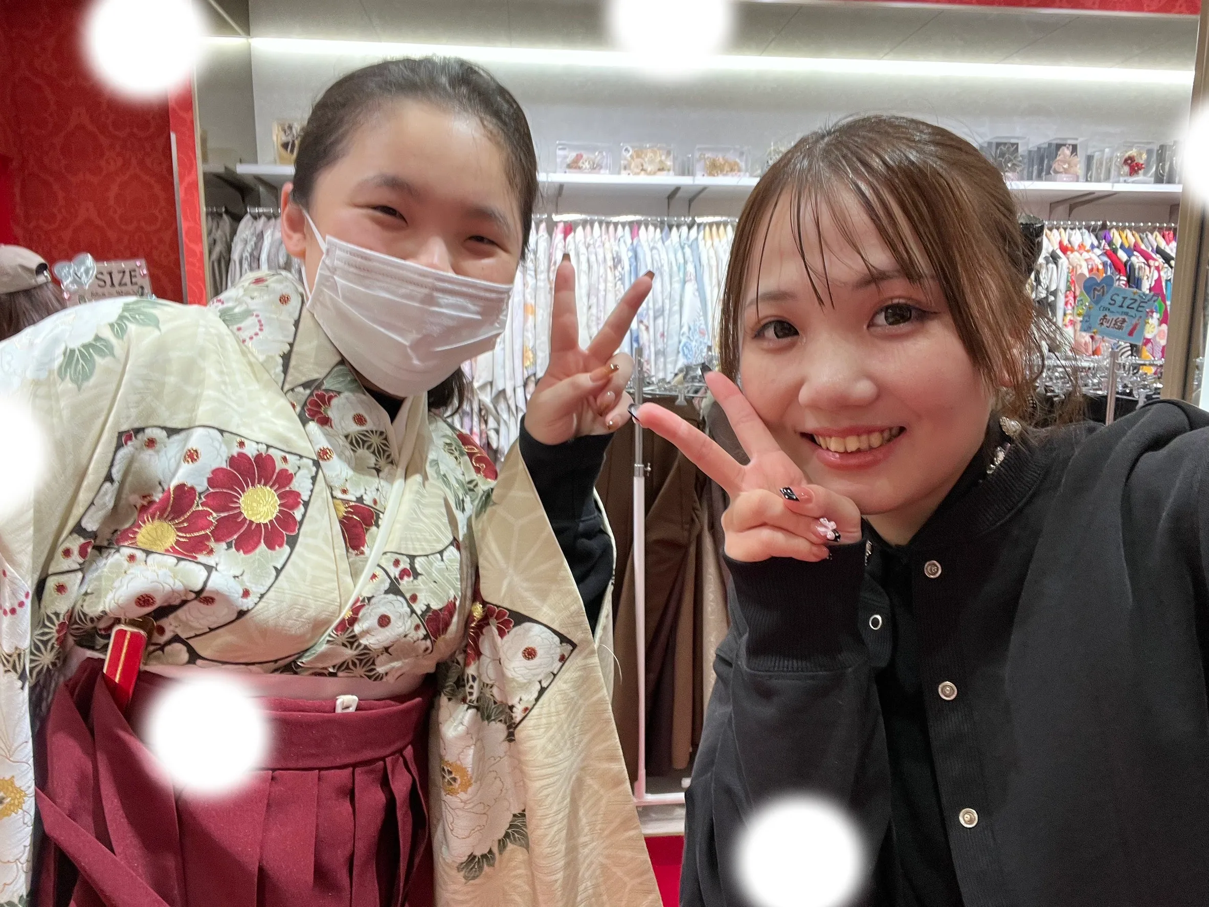 成人式　前撮り　梅田　袴
