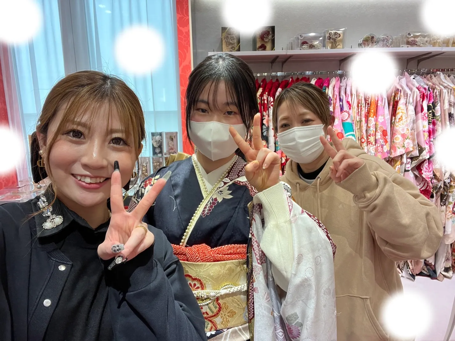 成人式　前撮り　梅田　振袖レンタル　袴レンタル　家族写真　前撮り撮影会