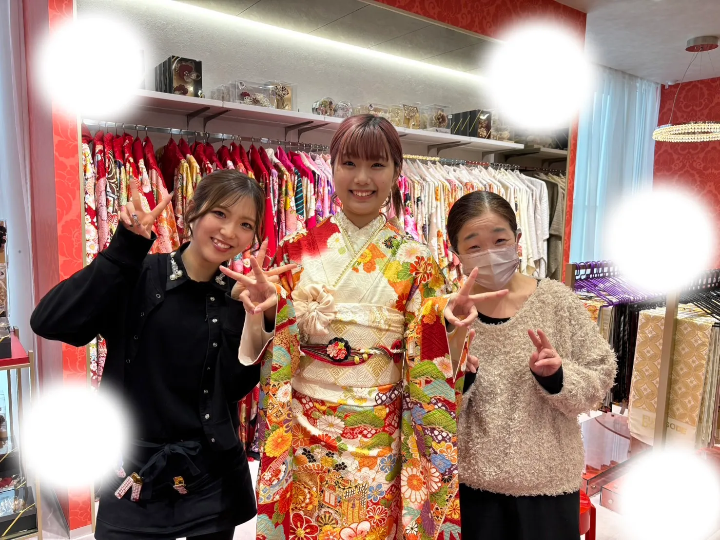 成人式　前撮り　梅田　袴　くすみカラー　かわいい　イマドキ　淡色　古典　タカゼン　撮影