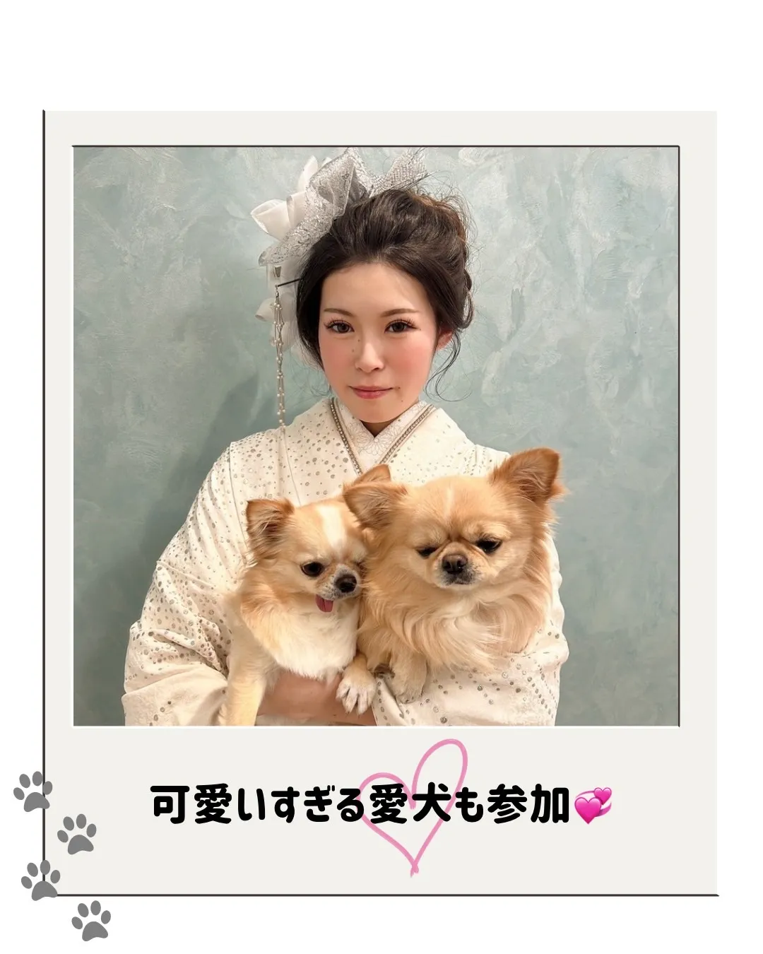 前撮り　振袖　撮影会　モード　　ペット撮影　愛犬と撮影