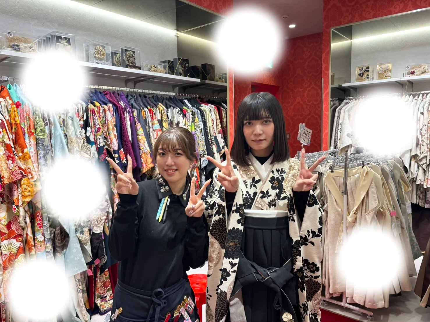 成人式 前撮り 梅田 袴 くすみカラー かわいい イマドキ 淡色 古典 タカゼン 撮影