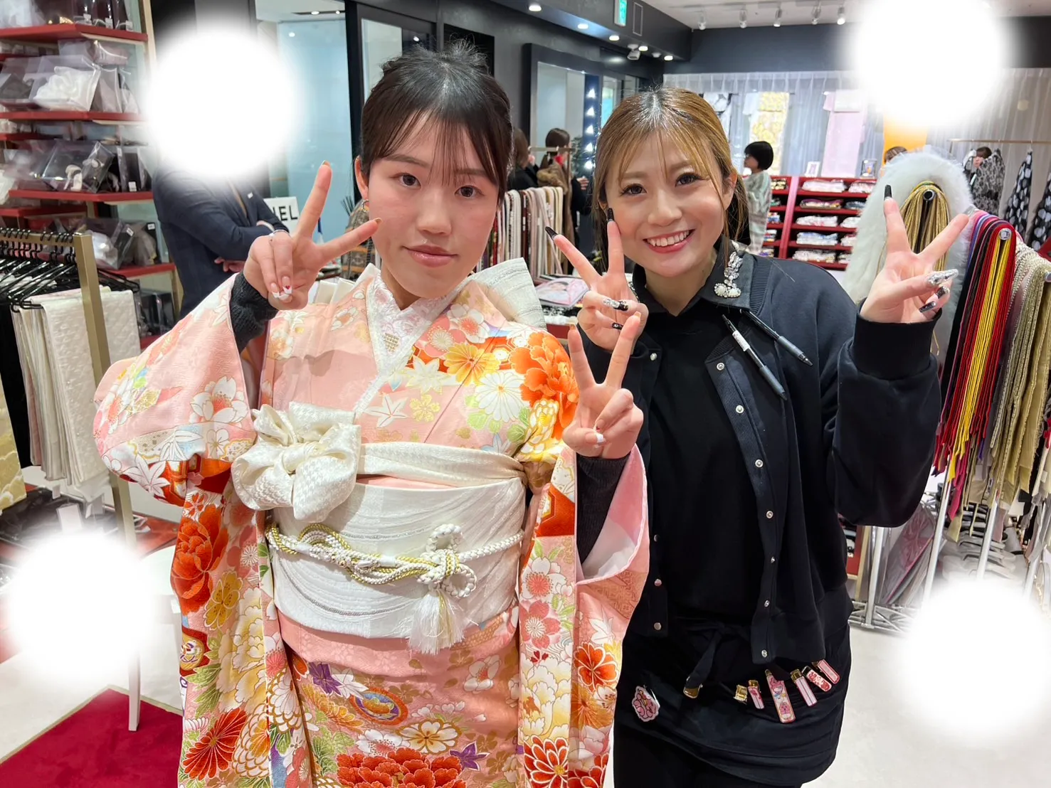 成人式　前撮り　梅田　袴　くすみカラー　かわいい　イマドキ　淡色　古典　タカゼン　撮影