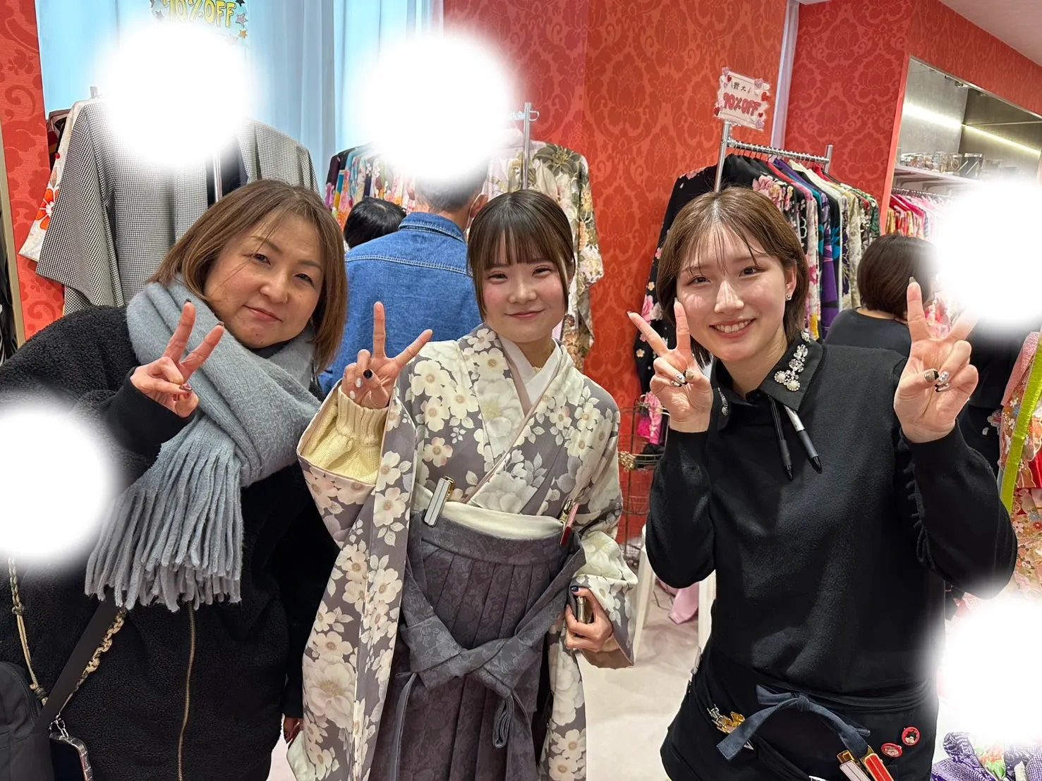 成人式　前撮り　梅田　袴　くすみカラー　かわいい　イマドキ　淡色　古典　タカゼン　撮影