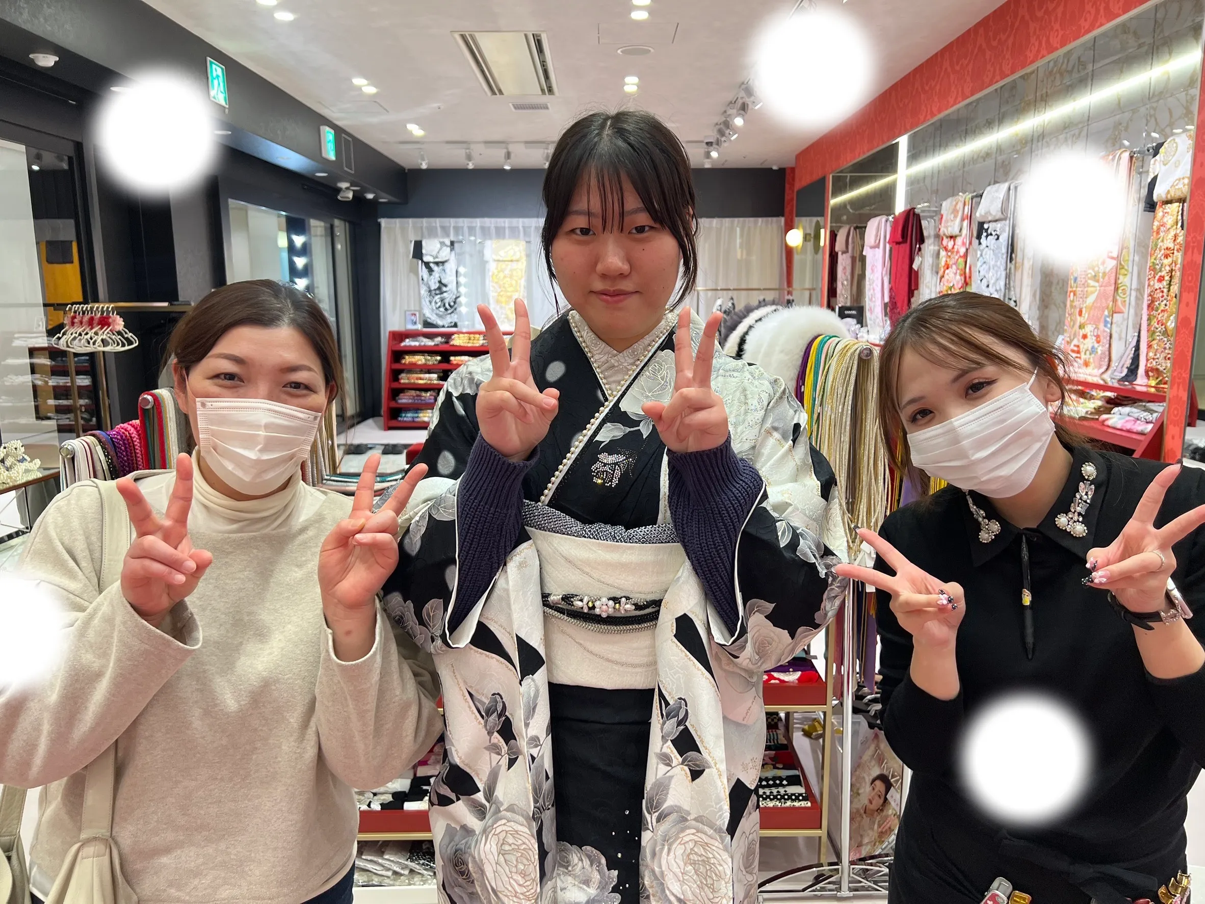 成人式　前撮り　梅田　袴　くすみカラー　かわいい　イマドキ　淡色　古典　タカゼン　撮影