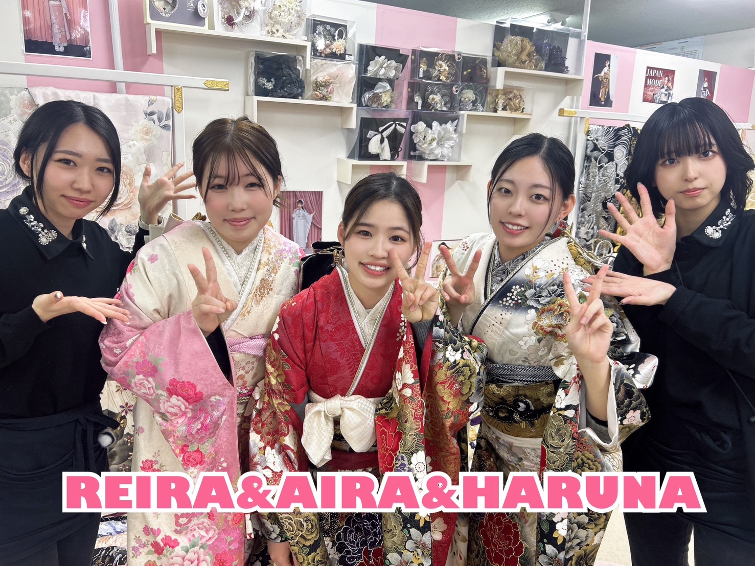 振袖 奈良 レンタル 振袖安い 森七菜ブランド袴 白/黒 乱菊柄 ガーリー おしゃれ かわいい 今どき 流行り