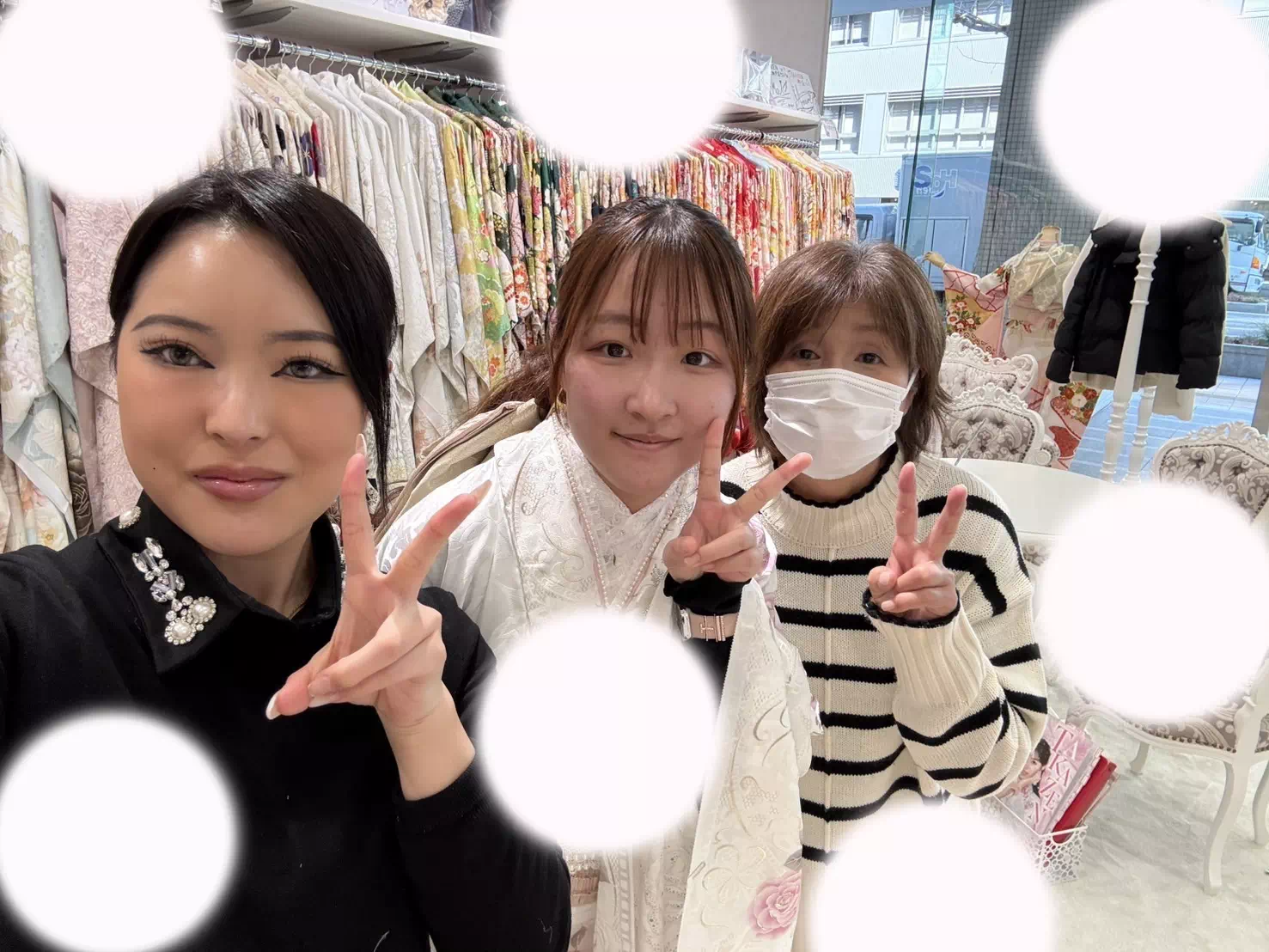 TAKAZEN神戸旧居留地店 前撮り撮影会 イマドキ カワイイ コディネート 振袖 レンタル ローズ