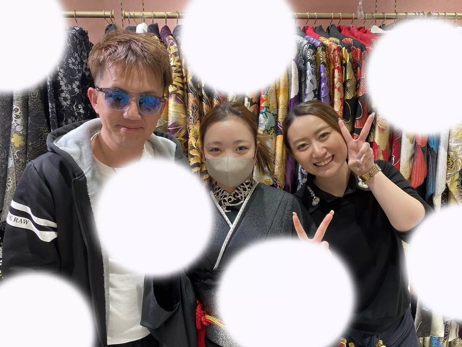 【TAKAZEN姫路店】♡2日 レトロでおしゃれな黒無地振袖が可愛い2026年成人姫路市振袖レンタル姫ちゃん♡