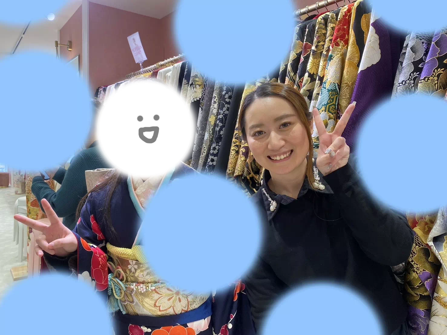 【TAKAZEN姫路店】♡15日 2027年姫路市成人式のポップな古典柄が可愛い振袖姫ちゃん♡