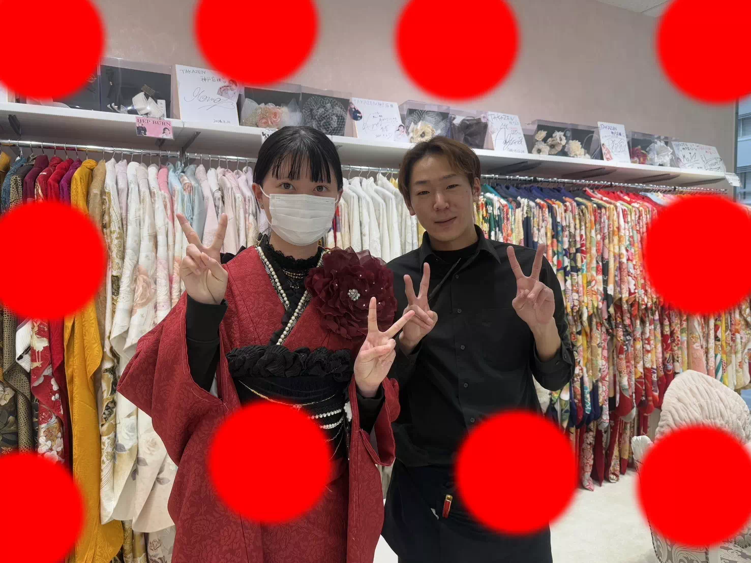 TAKAZEN神戸店 前撮り撮影会 イマドキ カワイイ コディネート 振袖 レンタル 袴