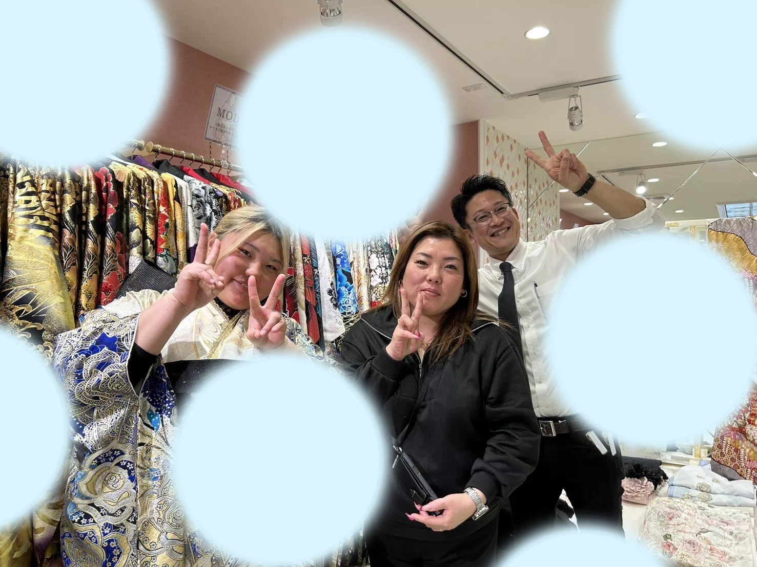 【TAKAZEN姫路店】♡12日 姫路市2026年成人ギラギラ豪華な青いバラが可愛いモード振袖姫ちゃん♡