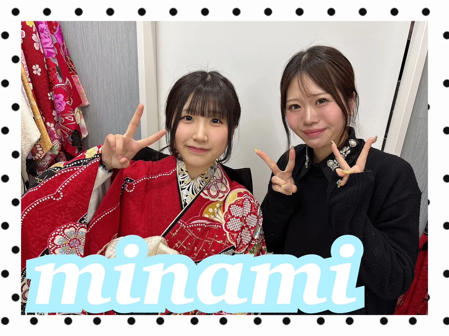 【TAKAZEN橿原店】4日♡2026.27年成人のTAKAZENオリジナル!最新作ヘップバーンローズお振袖姫ちゃん&赤×黒の上品で可愛いキラキラお振袖姫ちゃん♡