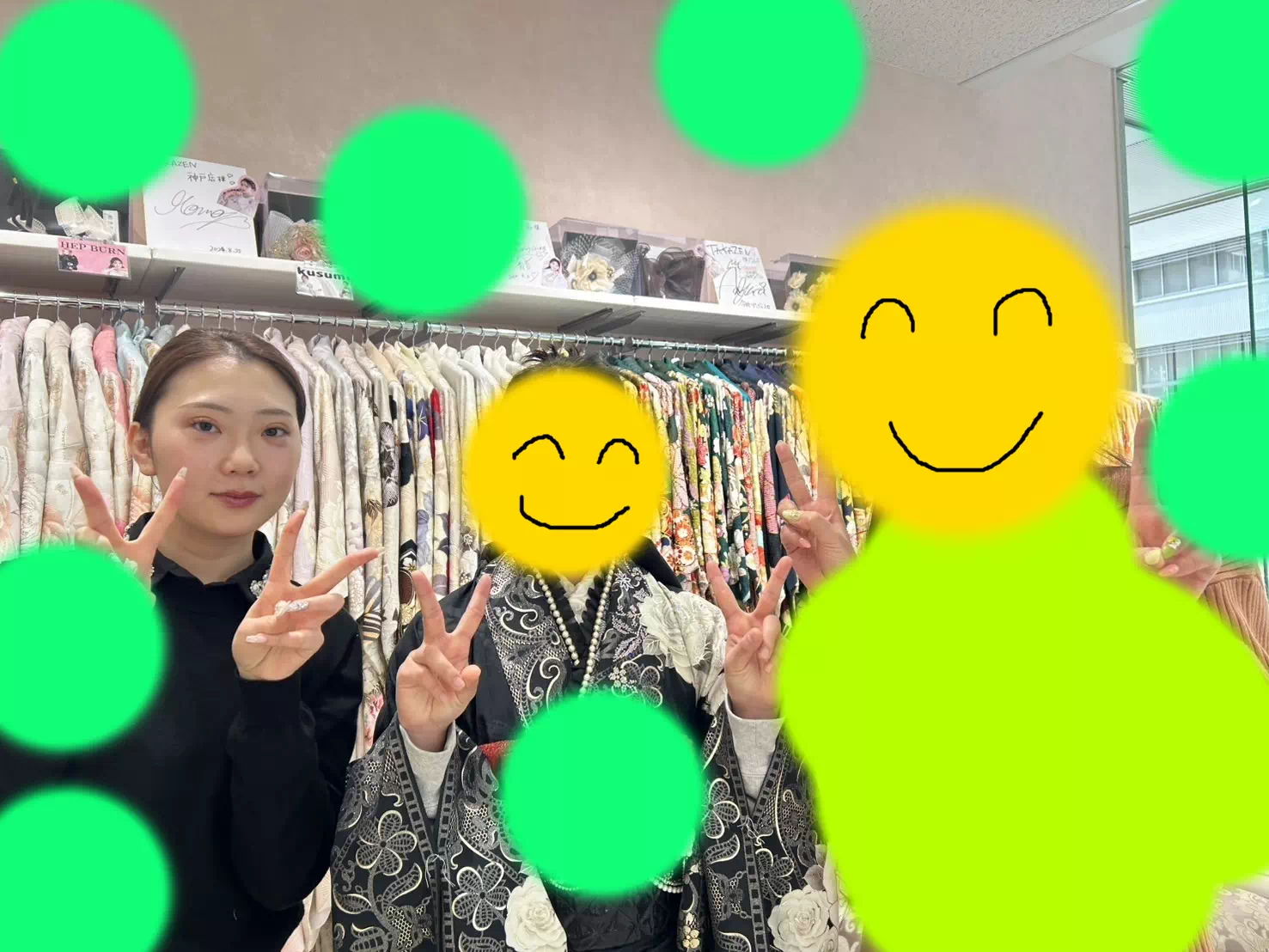 TAKAZEN神戸店 前撮り撮影会 イマドキ カワイイ コディネート 振袖 レンタル 袴
