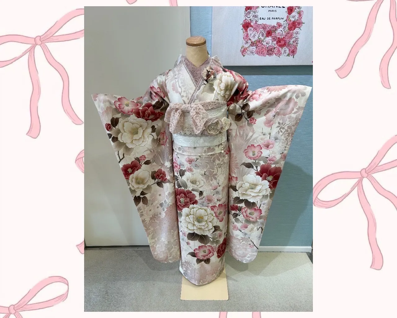 成人式　振袖　くすみ　くすみカラー