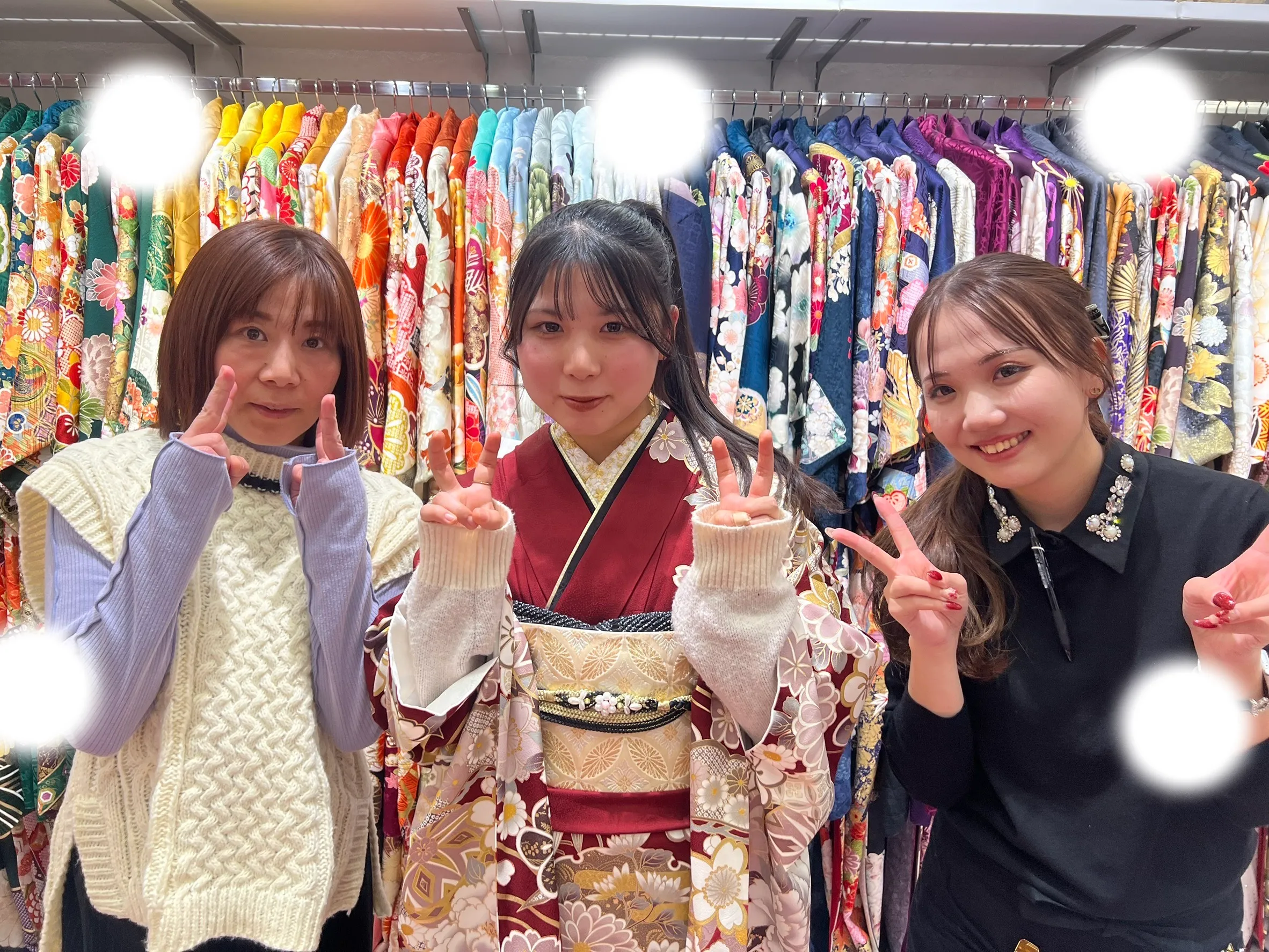 成人式　前撮り　梅田　袴　くすみカラー　かわいい　イマドキ　淡色　古典　タカゼン　撮影