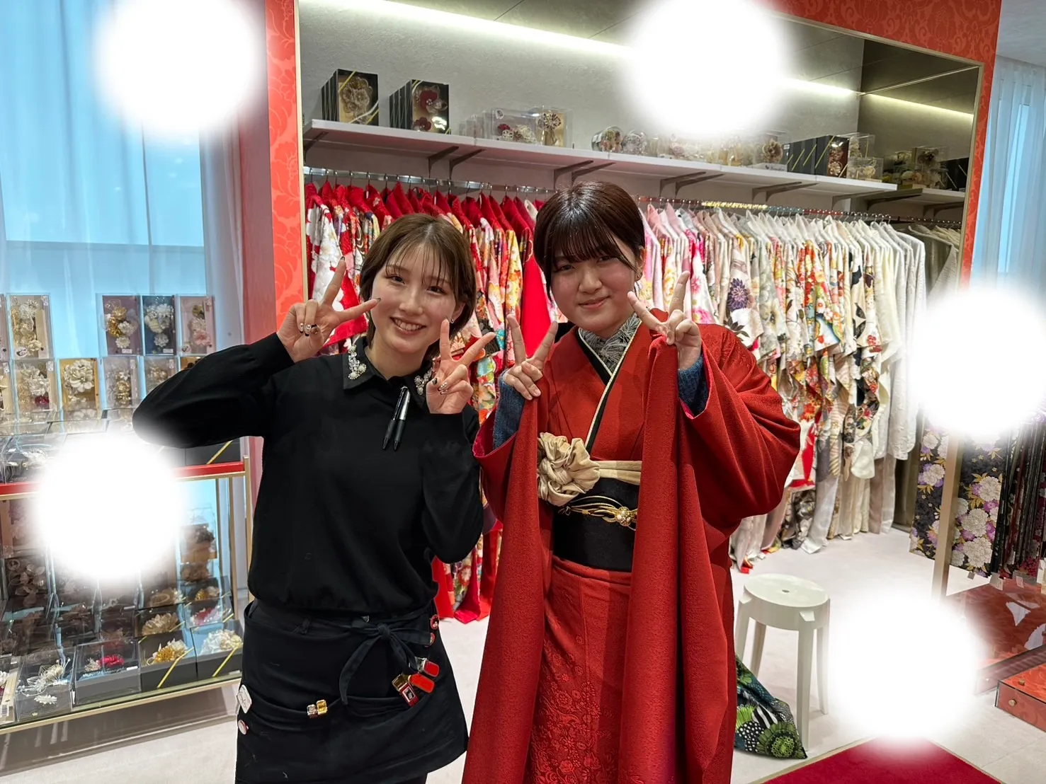 成人式　前撮り　梅田　袴　くすみカラー　かわいい　イマドキ　淡色　古典　タカゼン　撮影
