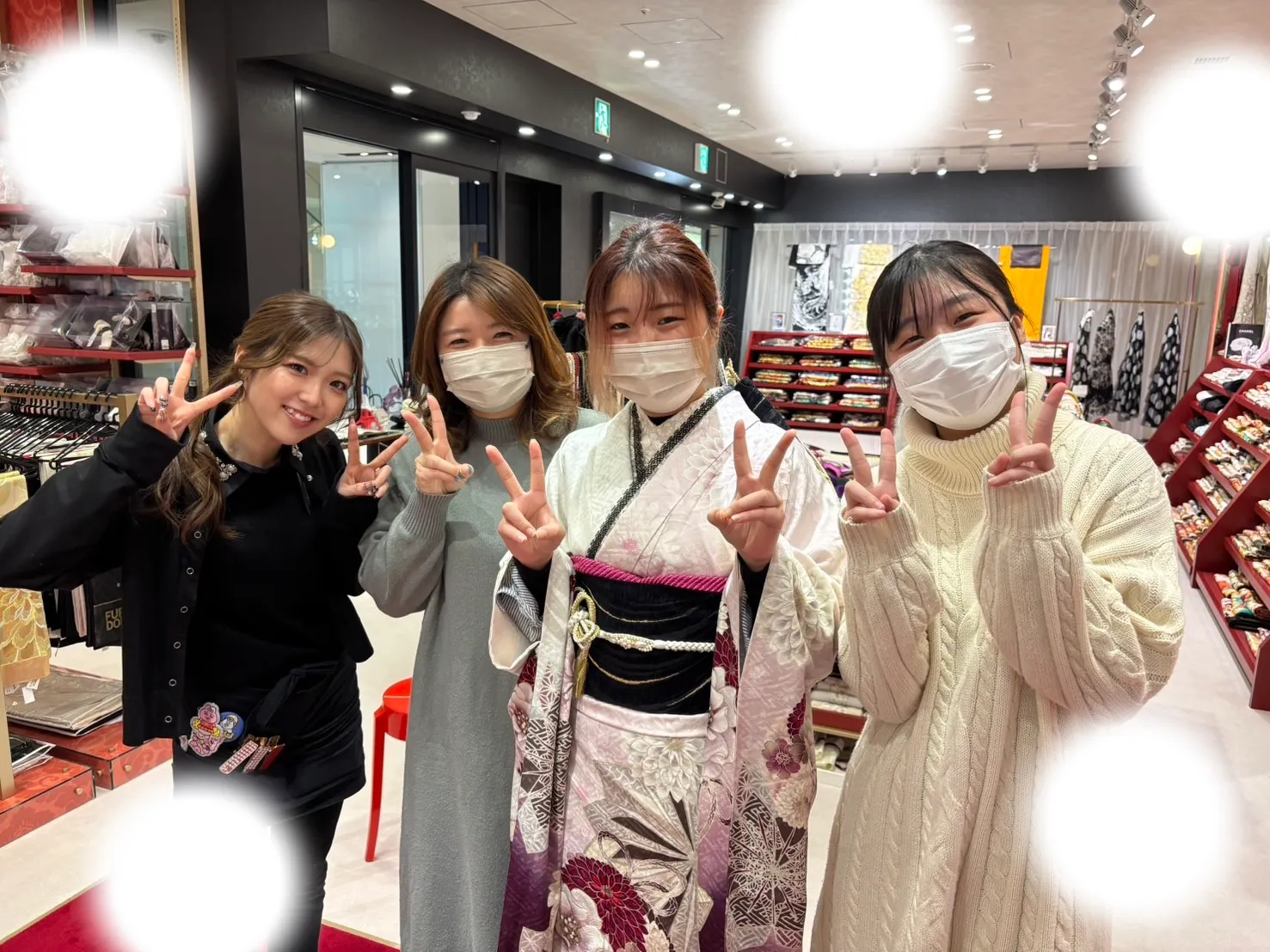 成人式 前撮り 梅田 袴 くすみカラー かわいい イマドキ 淡色 古典 タカゼン 撮影