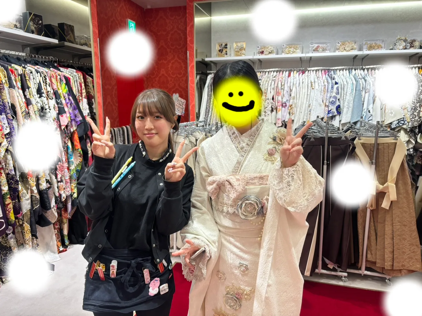 成人式 前撮り 梅田 振袖レンタル レース