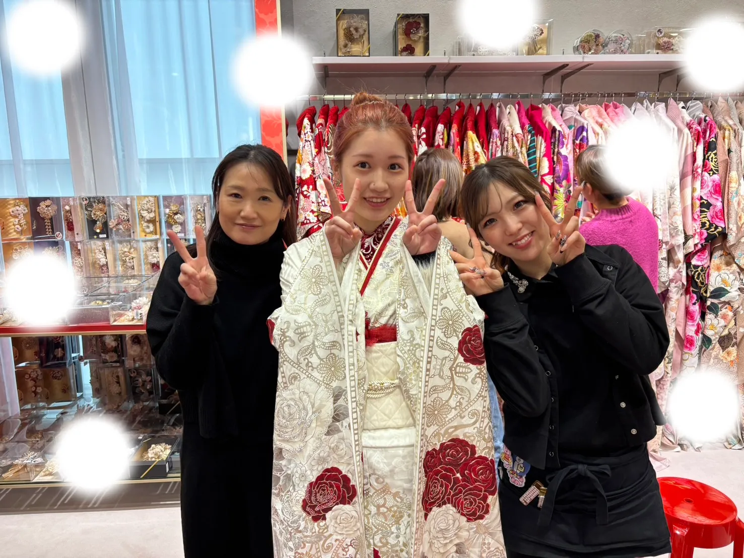 成人式　前撮り　梅田　振袖レンタル　古典