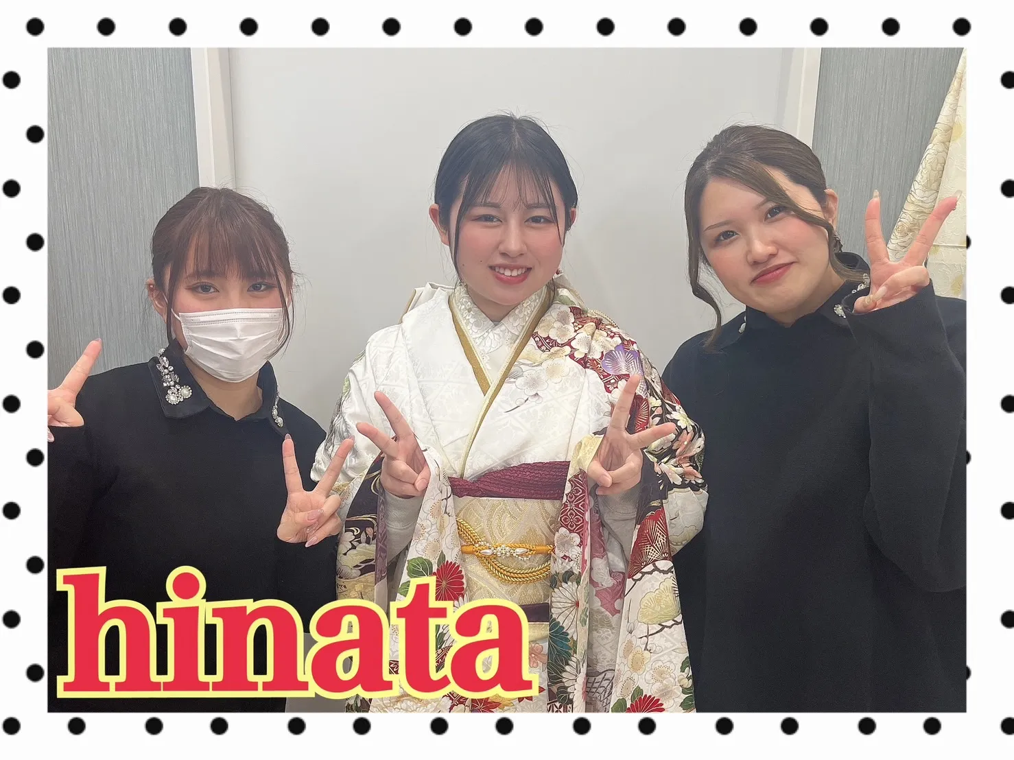 【TAKAZEN橿原店】20日♡2027年成人の華やかな松竹梅の古典柄お振袖姫ちゃん♡