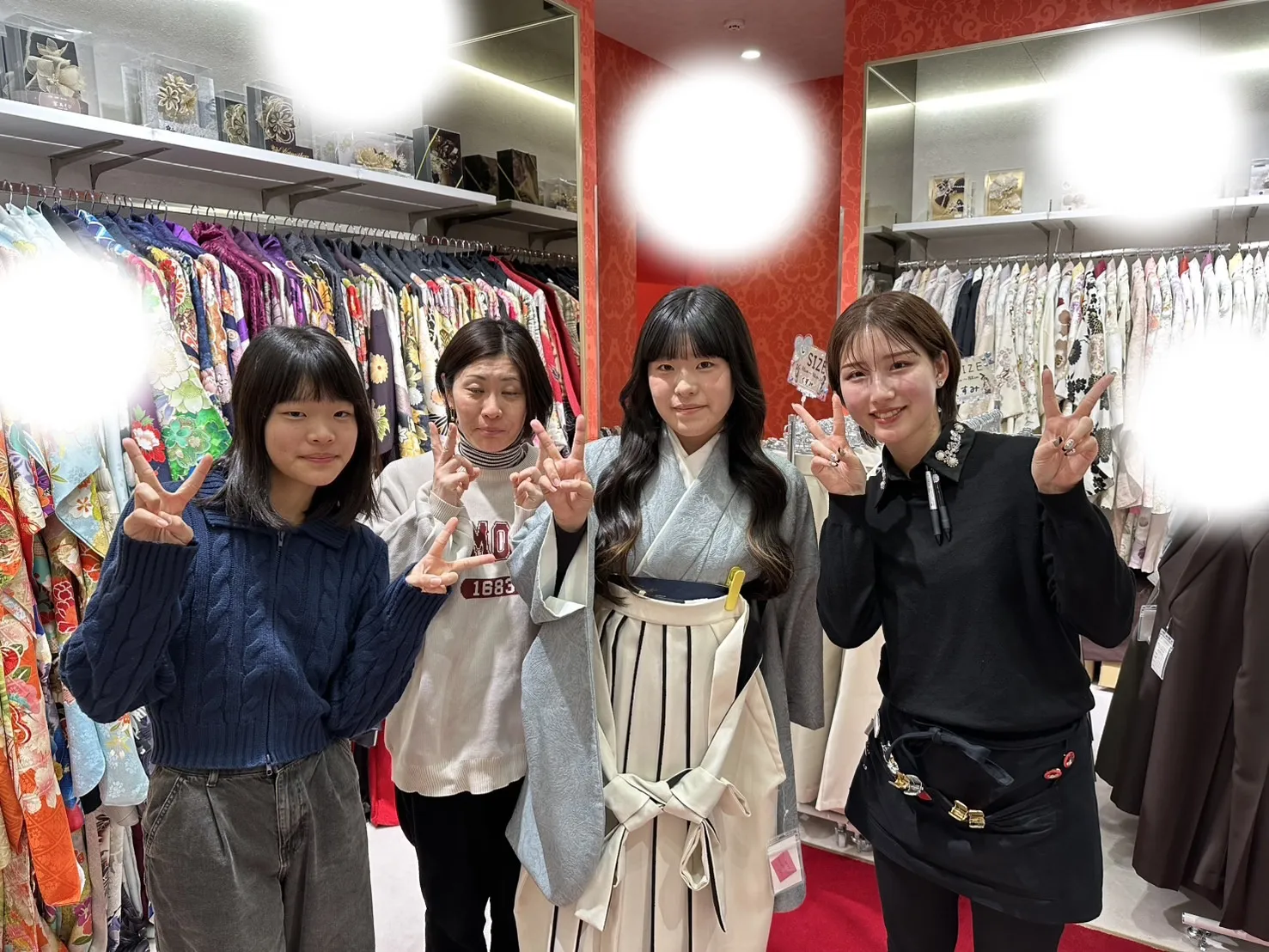 成人式 前撮り 梅田 袴 くすみカラー かわいい イマドキ 淡色 古典 タカゼン 撮影