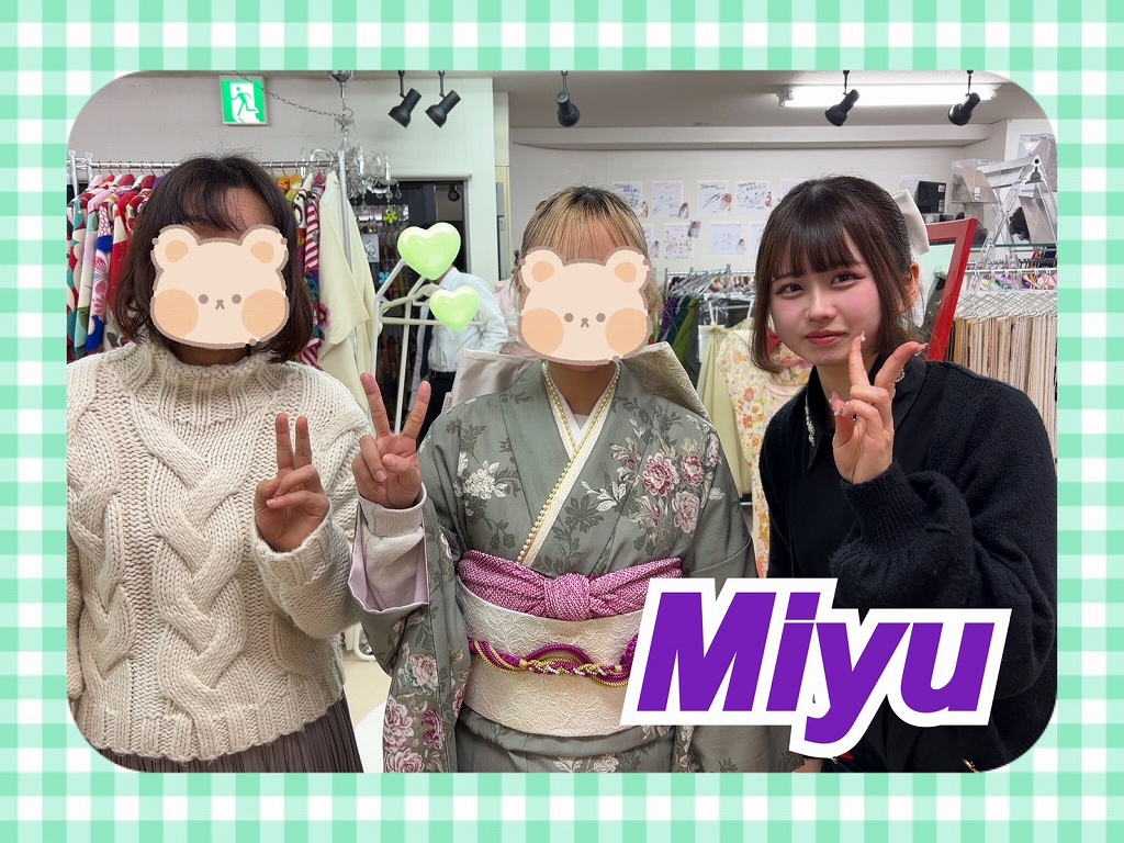 振袖 レンタル 奈良 帯 可愛い アレンジ 華やか 綺麗 イエベ パーソナルカラー くすみカラーガーリー くすみグリーン/スモーキーカラー アンティーク調 今どき JILLSTUART(ジルスチュアート)振袖 レースインナーコーデ【通販可】K626